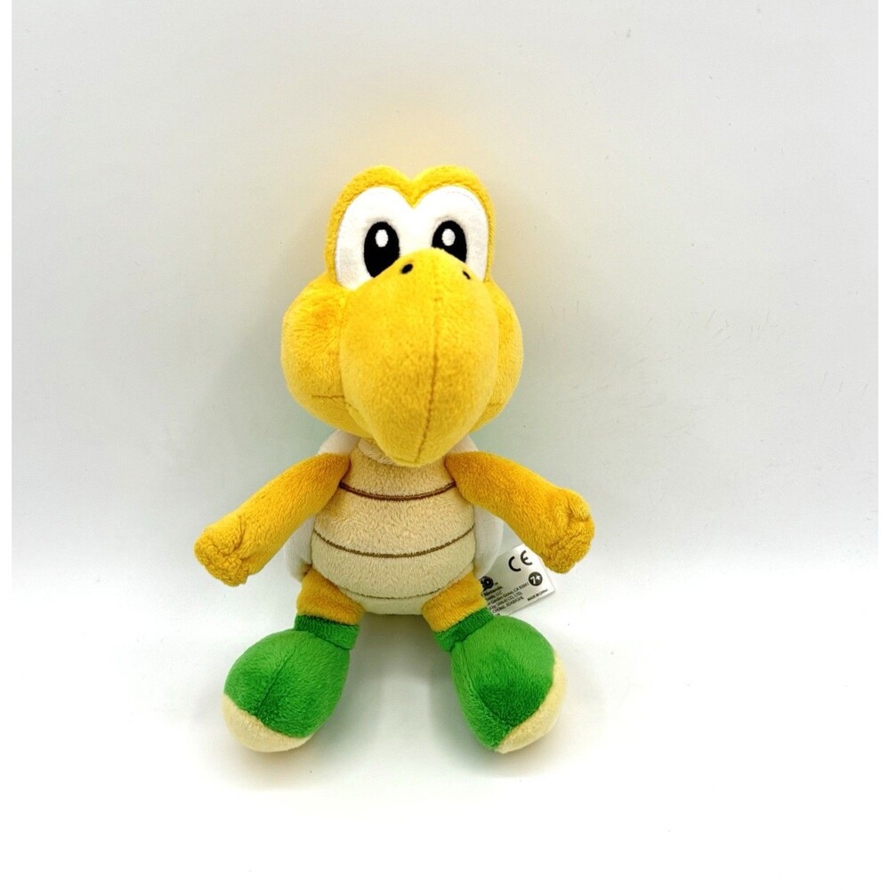 Nintendo Koopa Troopa Turtle Goldie Super mario plush stuffed animal 7" 2017